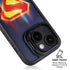 Superman 2025 Energy Shield Neon Emblem iPhone 14 Kickstand Case
